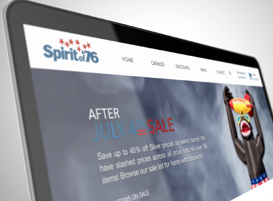 Spirit of 76 Fireworks Web Designer